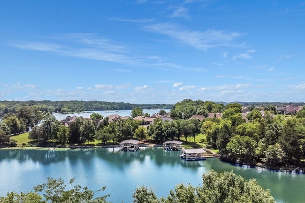 Old Hickory Lake view from the air